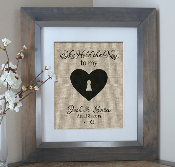 you hold the key to my heart burlap print by emmaandthebean you hold the key to my heart burlap print by emmaandthebean