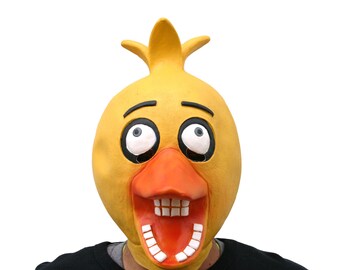 FNaF Full Head Cupcake Baby Chica Nights at Freddy's Teen Adult Latex Mask - Great for Birthday Parties Cosplay Toy Costume Picture Booth