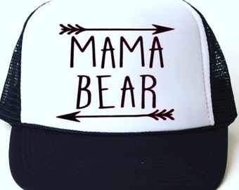 Mama Bear hat| Hat| Mom| Mom life| Truckers hat| Baseball hat | dad's gift