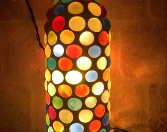 Lighted Wine Bottle