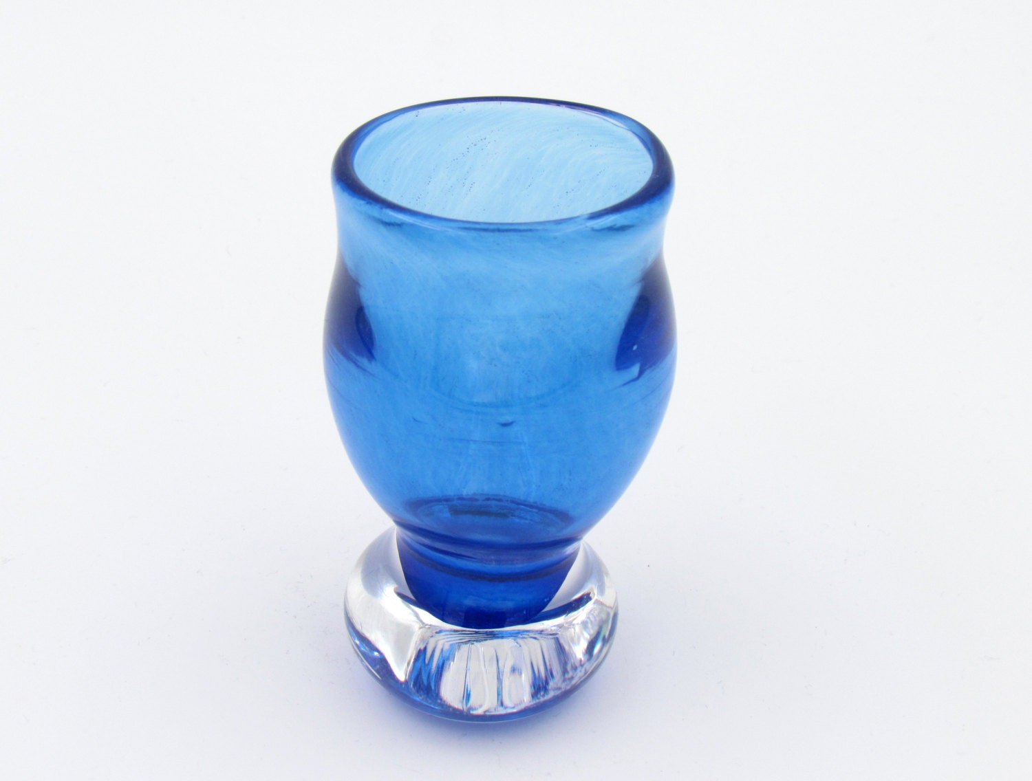 Blue Cocktail Glass Cobalt Blue Aperitif Glass Dark Blue