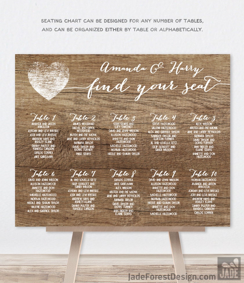 Rustic Wedding Seating 5