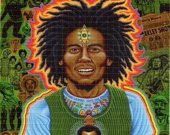 Bob Marley Roots by <b>Chris Dyer</b> BLOTTER ART - perforated acid art paper ... - il_340x270.1012422249_4pts