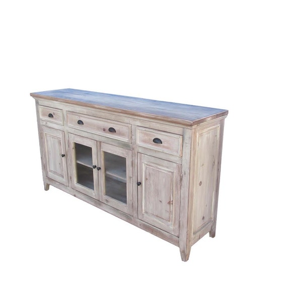 Media Console Sideboard Buffet Reclaimed Wood by VintageMillWerks