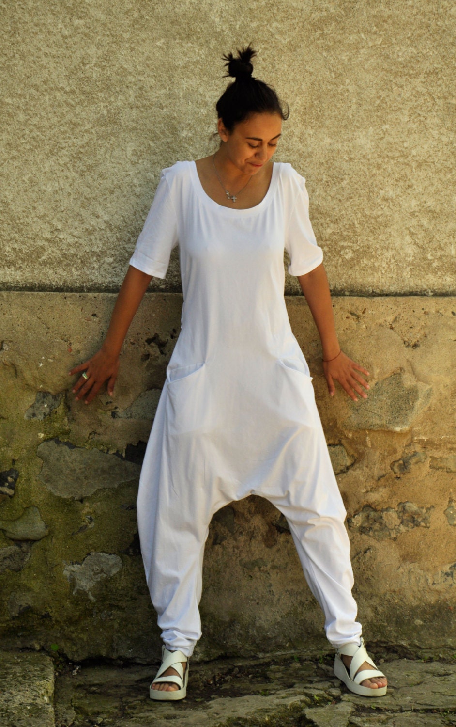 womens harem jumpsuit