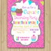 Cupcake Decorating Birthday Invitation Cupcake Invitation