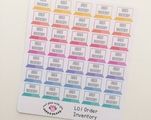 Unique inventory stickers related items | Etsy