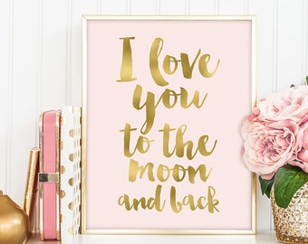 I Love You To The Moon And Back Wall Art i love you to the moon and back sign | etsy I Love You To The Moon And Back Wall Art i love you to the moon and back sign | etsy