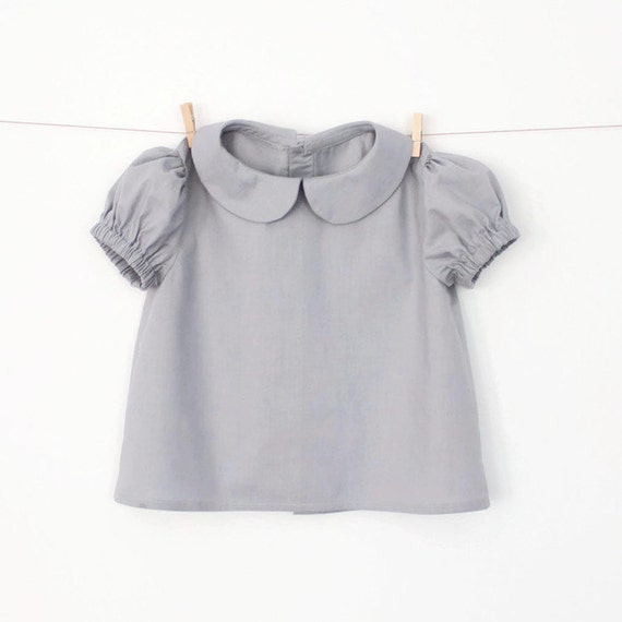 baby peter pan collar top