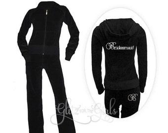 bride velour tracksuit