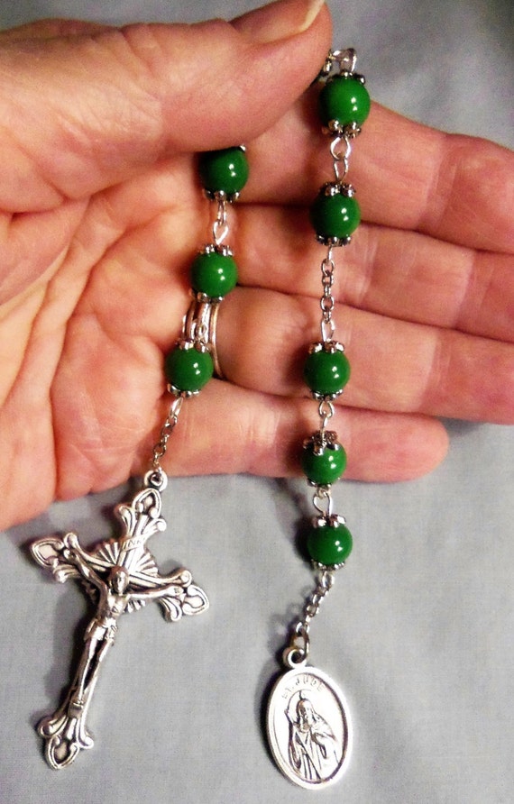 St Jude patron saints Chaplet Chaplets Prayer beads St