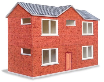 model B #001 - ifunwoo Dollhouse Paper Model