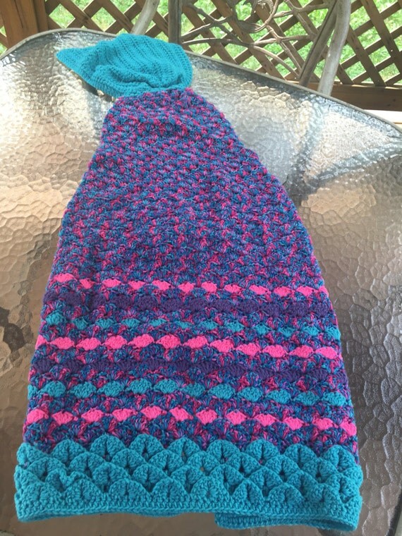 Mermaid Crochet Blanket/Mermaid Crochet by familycraftstore