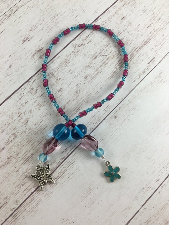 Butterfly Beaded Bookmark Butterfly Bead Bookmark Book