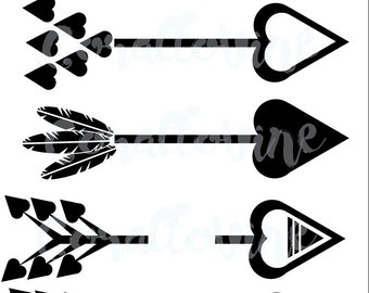 heart arrow SVG, arrows SVG, valentine arrow svg, valentine svg, heart svg, valentine heart svg, arrow cut file, heart arrow svg