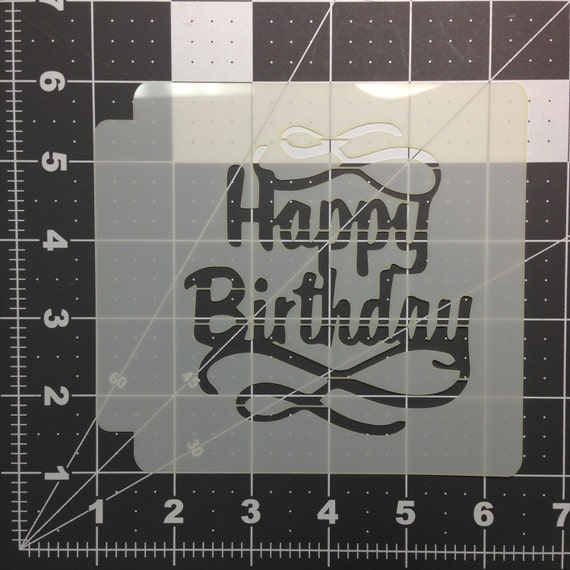 Happy Birthday Stencil 101