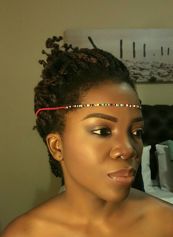 Zulu beaded hair chain each