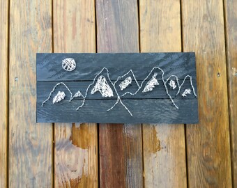 Abstract string art | Etsy