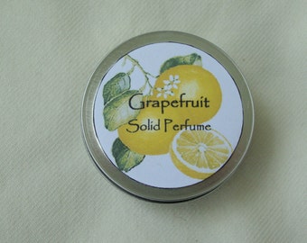 Grapefruit Solid Perfume, Perfume, Solid Perfume, Grapefruit Perfume, Fragrance
