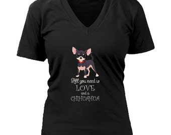 black chihuahua t shirt