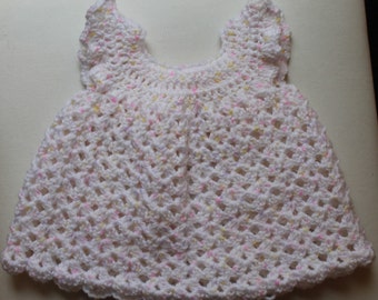 Crochet Pattern Baby dress and booties GC108