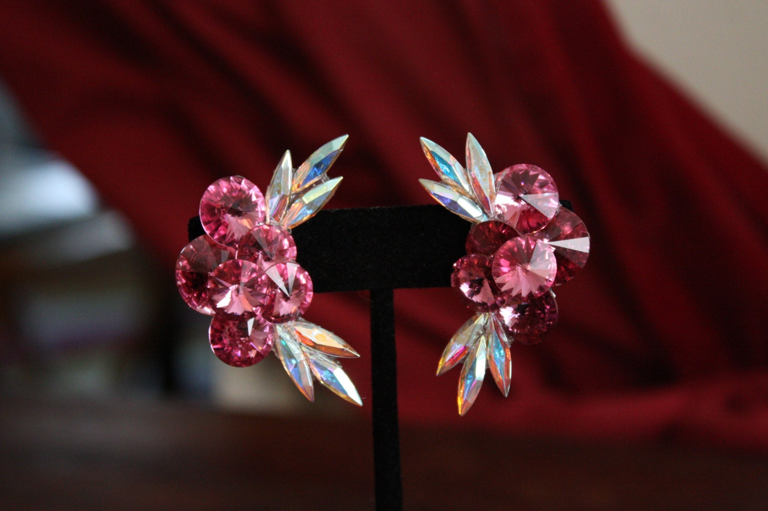 Clip On Earrings Ballroom Dance Competition Jewelry