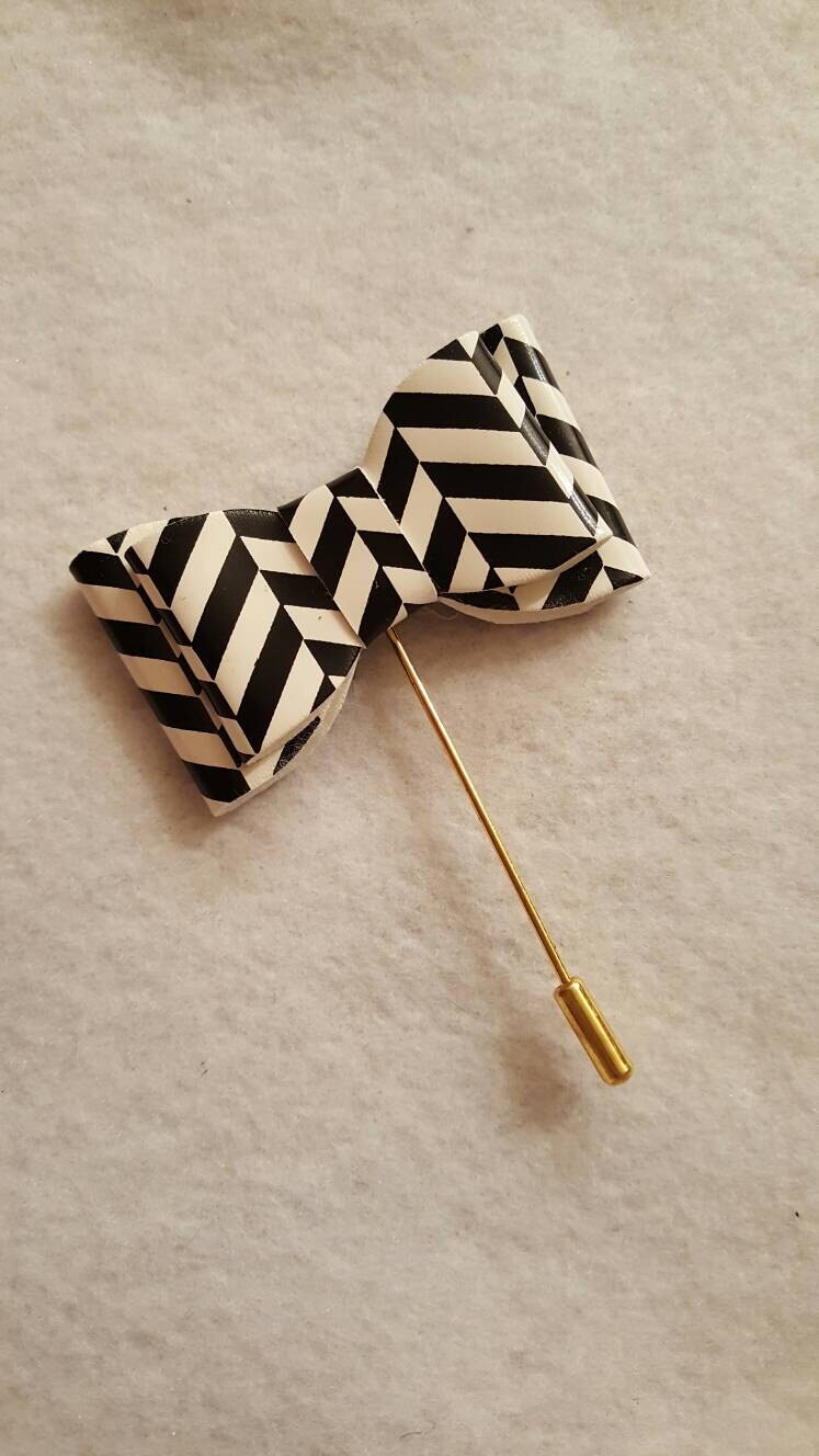 Bowtie Lapel Pin hat pin tuxedo pin suit pin mens jewelry