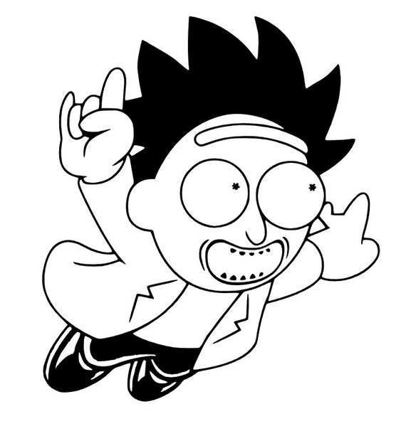 Free Free 160 Rick And Morty Svg Black And White SVG PNG EPS DXF File