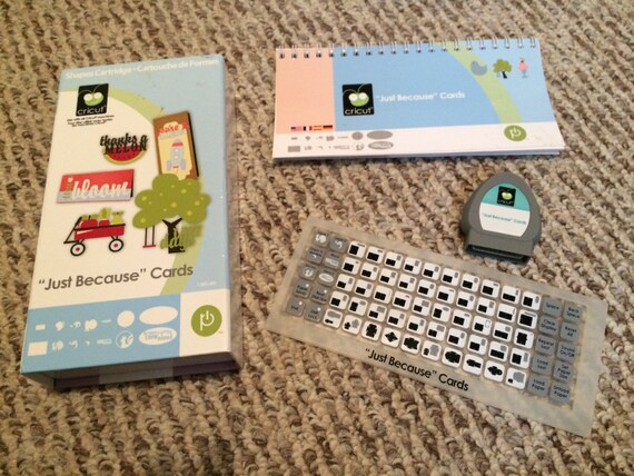 Just Because Cards Cricut Cartridge