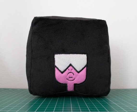 Embroidered Garnet Cube Plush