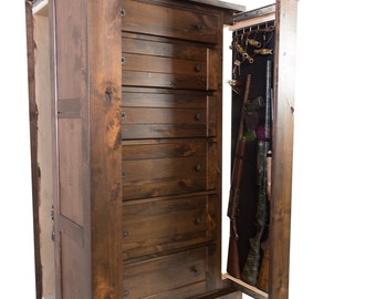 Chest of Drawers with Hidden Gun Storage