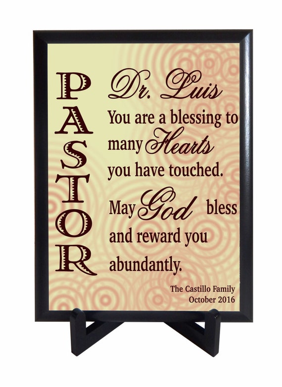 Priest Keepsake GiftPastor Appreciation Plaque/SignCustom