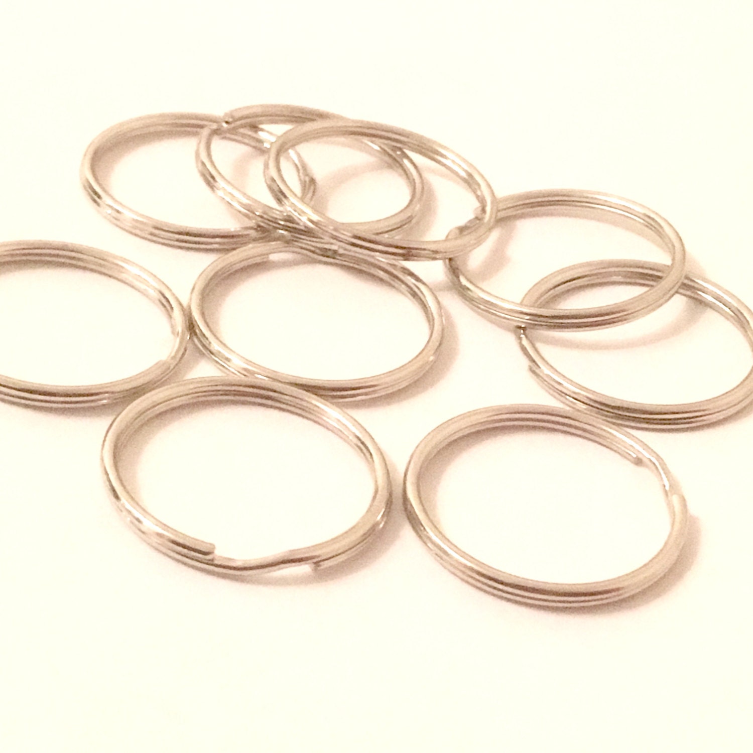 50 pcs Split Rings 25 mm Key Rings Split Key Rings