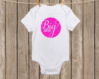 Big Sister Onesie/T-Shirt - Customize Colors