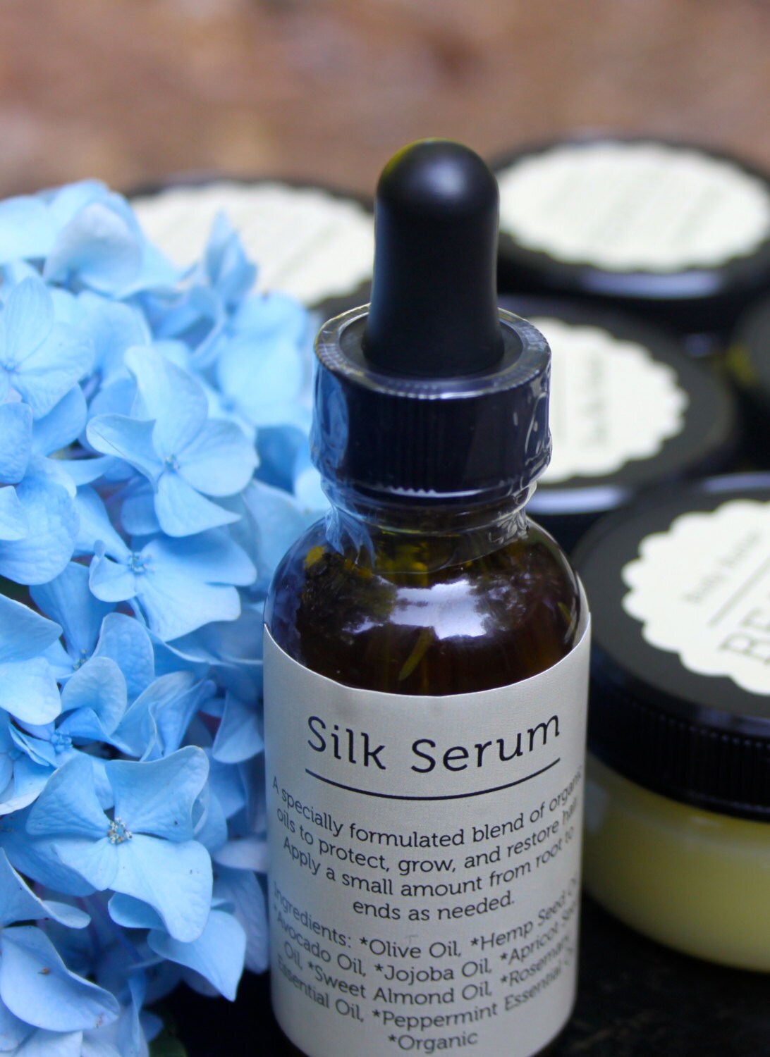 Silk Serum Hair Oil Growth Treatment Hemp by DorisMaeProducts