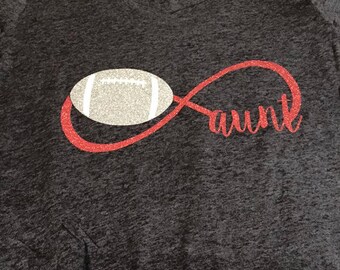 Football Aunt T-shirt