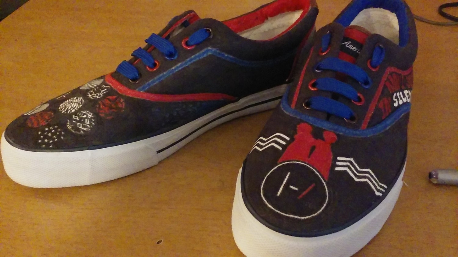 Twenty One Pilots Custom Shoes By Insomniaccustoms On Etsy