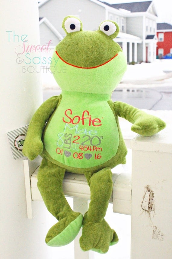 frog stuffie pattern