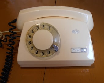 Working Rotary Phone, Retro Soviet Phone, Old Dial phone, Vintage Working Telephone, Desk Telephone, Soviet Electronics
