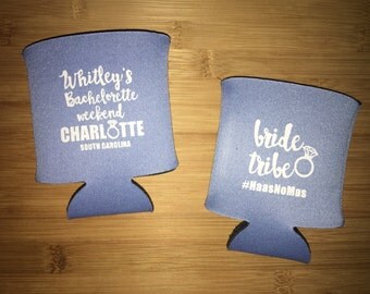 Bride Tribe, Bach Shit Crazy, Bride Squad, Bachelorette Can Coolers