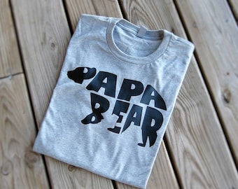 Papa Bear Shirt, Papa Shirt, Papa Gifts, Dad Gifts, Dad Birthday, Dad TShirt, Dad To Be, Father's Day Gift, Gift For Him, Pregnancy Reveal