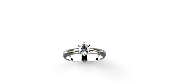 14k cat wedding ring