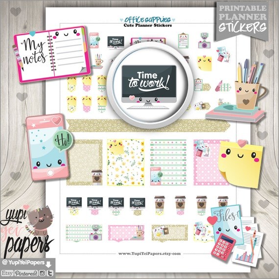 50off office stuff stickers planner stickers office