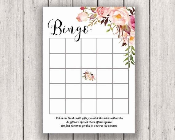 BRIDAL SHOWER GAME Bridal Shower Bingo Printable Bridal BRIDAL SHOWER GAME Bridal Shower Bingo Printable Bridal
