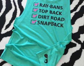 Cole Swindell Lyric Tank Top Women S Striped Racerback