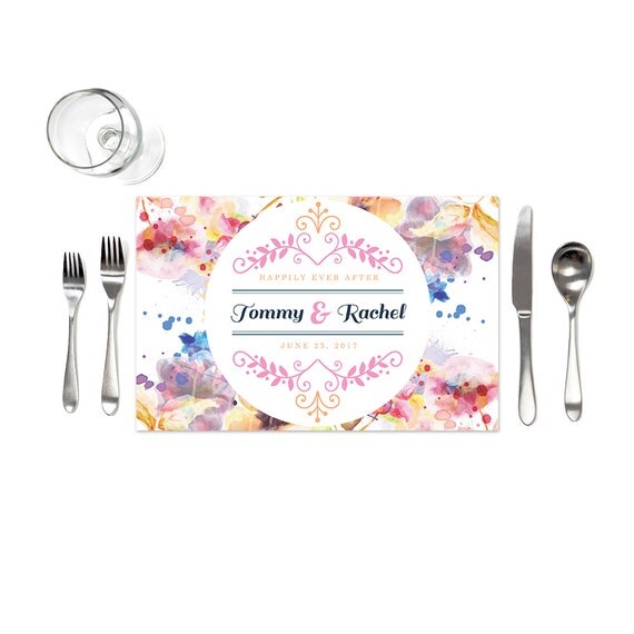 Wedding Placemats Wedding Decor Wedding Tableware Place