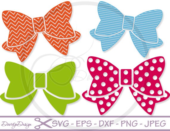 SVG files Bow Cutting files Svg Bows Svg Files SVG for