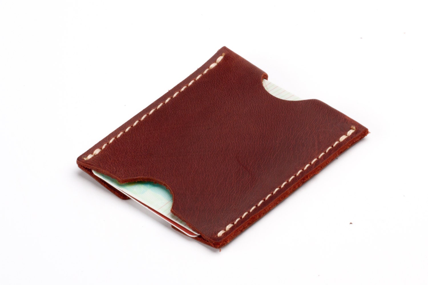 Leather Card Holder Wallet, Leather Sleeve Card Wallet, Business Card Holder, Groomsmen Gift, Credit Card Holder, Valentine's Day sale - 30%