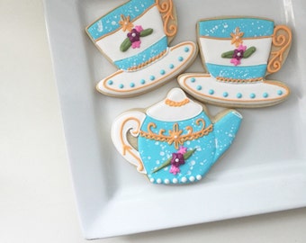 Teapot and Teacup Cookies