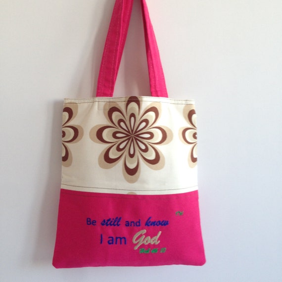 Items similar to Pink Bible Tote Tote Bag Christian Gifts Bible
